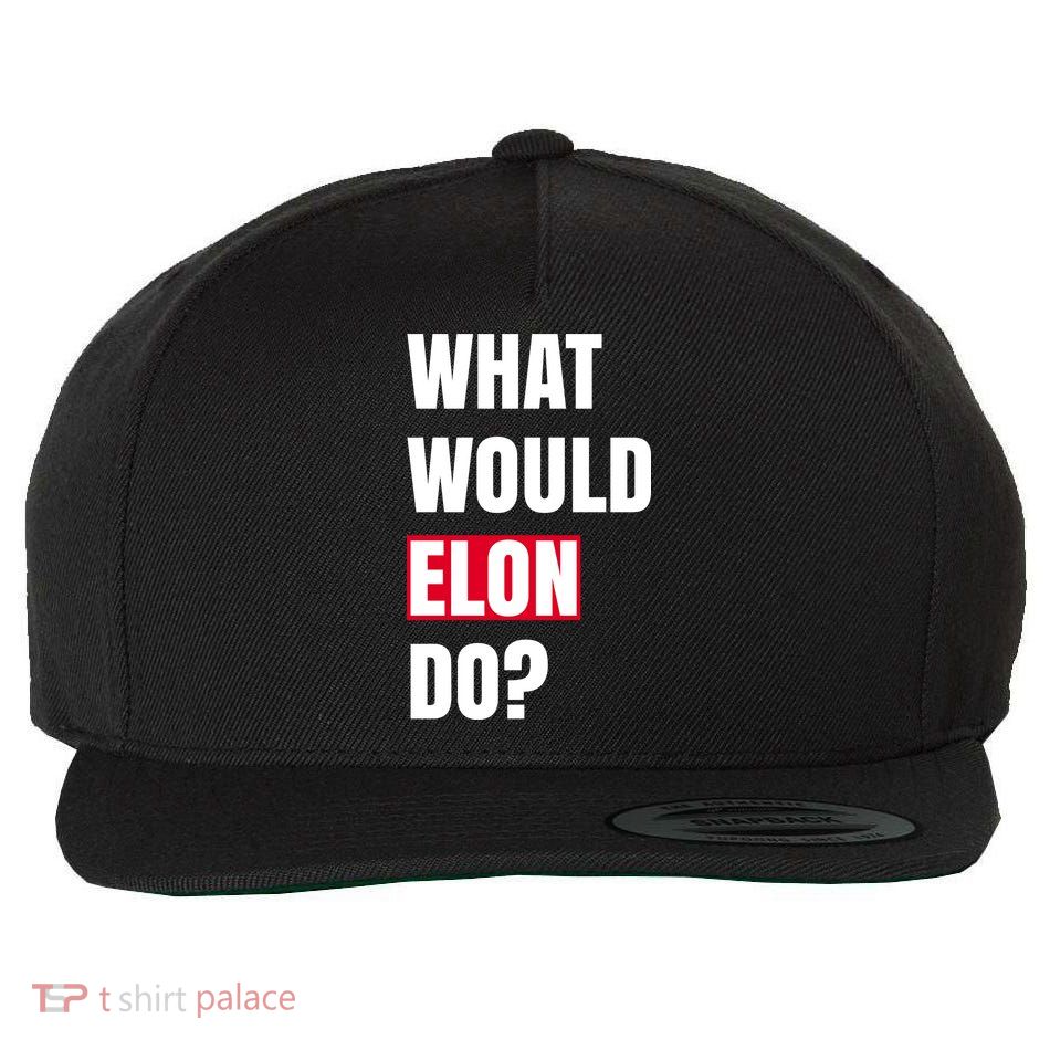 What Would Elon Do Wool Snapback Cap