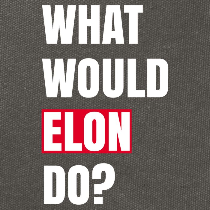 What Would Elon Do Cotton Canvas Backpack