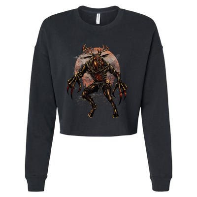 Wendigo Cropped Pullover Crew