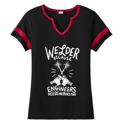 Welder Ladies Halftime Notch Neck Tee