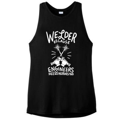 Welder Ladies PosiCharge Tri-Blend Wicking Tank