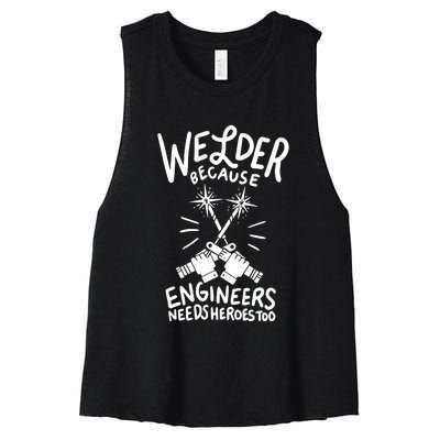 Welder Women's Racerback Cropped Tank