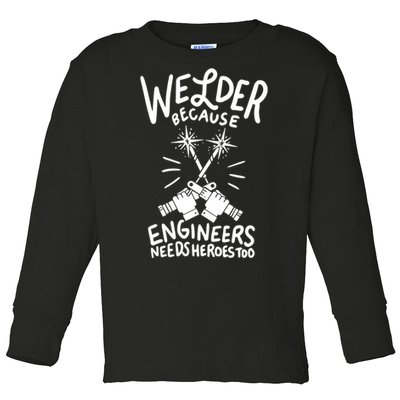 Welder Toddler Long Sleeve Shirt