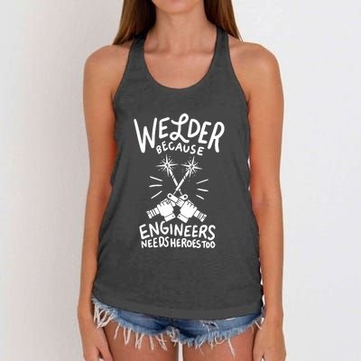 Welder Women's Knotted Racerback Tank