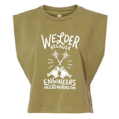 Welder Garment-Dyed Women's Muscle Tee