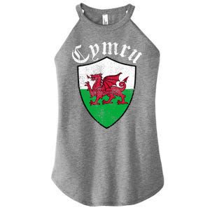 Wales Wrexham Emblem Retro Wrexham Women’s Perfect Tri Rocker Tank