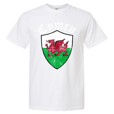 Wales Wrexham Emblem Retro Wrexham Garment-Dyed Heavyweight T-Shirt