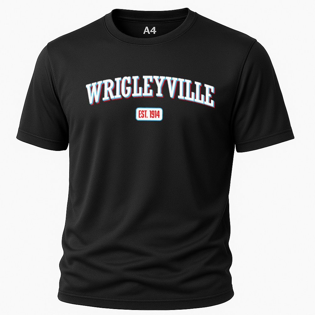 Wrigleyville Wrigleyville Est. 1914 Cooling Performance Crew T-Shirt