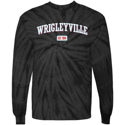 Wrigleyville Wrigleyville Est. 1914 Tie-Dye Long Sleeve Shirt