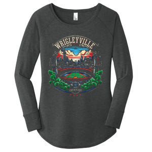 Wrigleyville Wrigleyville Est. 1914 Women's Perfect Tri Tunic Long Sleeve Shirt