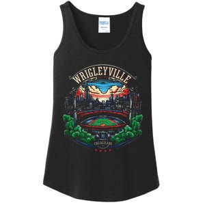 Wrigleyville Wrigleyville Est. 1914 Ladies Essential Tank