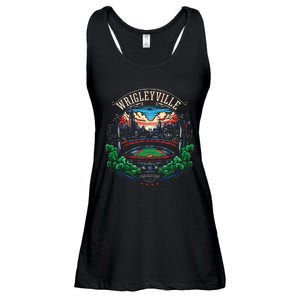 Wrigleyville Wrigleyville Est. 1914 Ladies Essential Flowy Tank