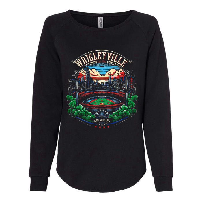 Wrigleyville Wrigleyville Est. 1914 Womens California Wash Sweatshirt