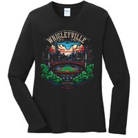 Wrigleyville Wrigleyville Est. 1914 Ladies Long Sleeve Shirt