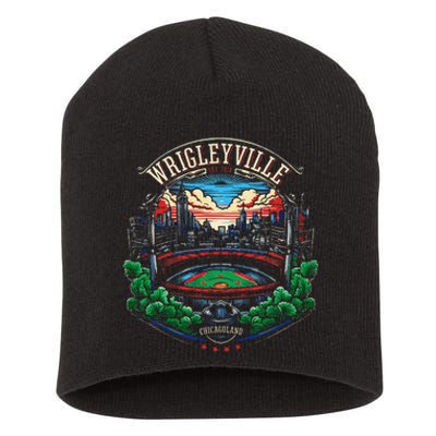 Wrigleyville Wrigleyville Est. 1914 Short Acrylic Beanie