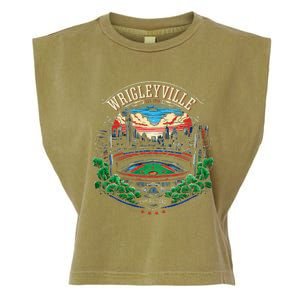 Wrigleyville Wrigleyville Est. 1914 Garment-Dyed Women's Muscle Tee