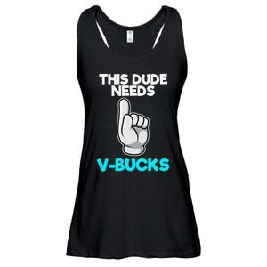 Will Work For Bucks Ladies Essential Flowy Tank