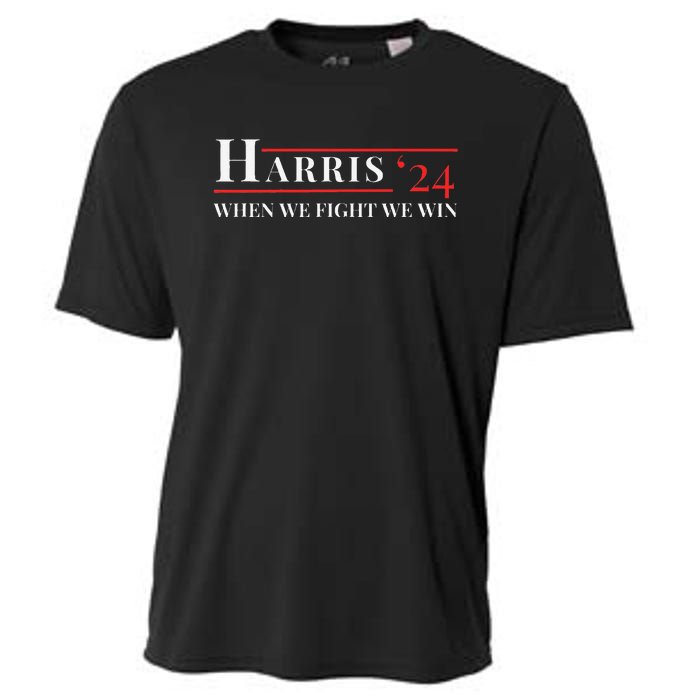 When We Fight We Win Harris 24 Cooling Performance Crew T-Shirt