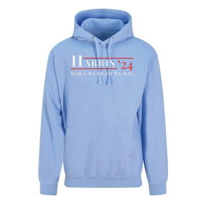 When We Fight We Win Harris 24 Unisex Surf Hoodie