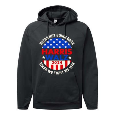 When We Fight We Win Performance Fleece Hoodie