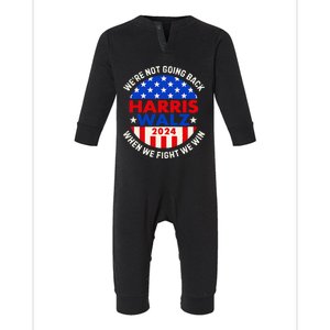 When We Fight We Win Infant Fleece One Piece