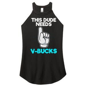 Will Work For Bucks Funny V Gifts For Bucks Rpg Gamer Women's Perfect Tri Rocker Tank