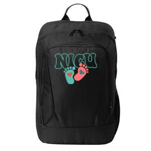 Will Work For Snuggles Nicu Nurse 2 Side City Backpack