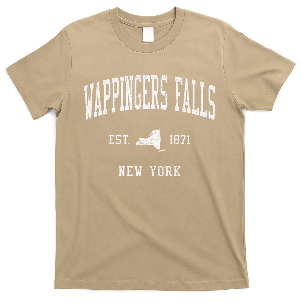 Women Wappingers Falls Ny Vintage Athletic Sports Js01 T-Shirt