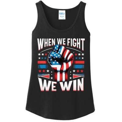 When We Fight We Win Ladies Essential Tank