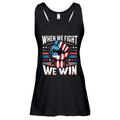 When We Fight We Win Ladies Essential Flowy Tank