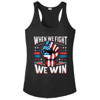 When We Fight We Win Ladies PosiCharge Competitor Racerback Tank