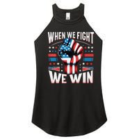 When We Fight We Win Women's Perfect Tri Rocker Tank