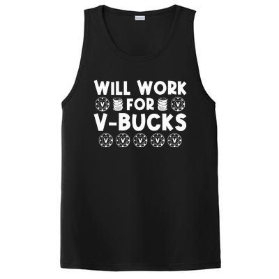 Will Work For Bucks V Gaming Gifts For Rpg Gamers PosiCharge Competitor Tank