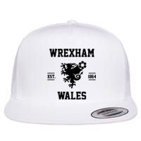 Wrexham Wales Football Gift Flat Bill Trucker Hat