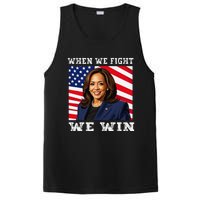 When We Fight We Win American Flag Usa Kamala Harris PosiCharge Competitor Tank