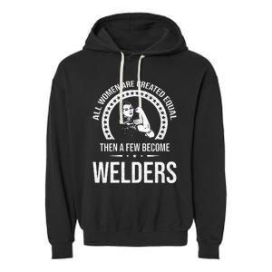 Wo Welder for Wo Metalworkers Garment-Dyed Fleece Hoodie