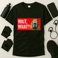 Wait What Funny Capybara T-Shirt