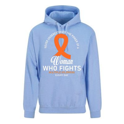 Women Who Fight Multiple Sclerosis Awareness Unisex Surf Hoodie