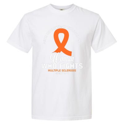 Women Who Fight Multiple Sclerosis Awareness Garment-Dyed Heavyweight T-Shirt