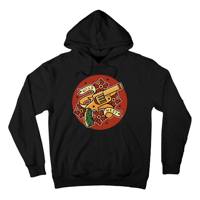 Wild West Floral Gun Hoodie