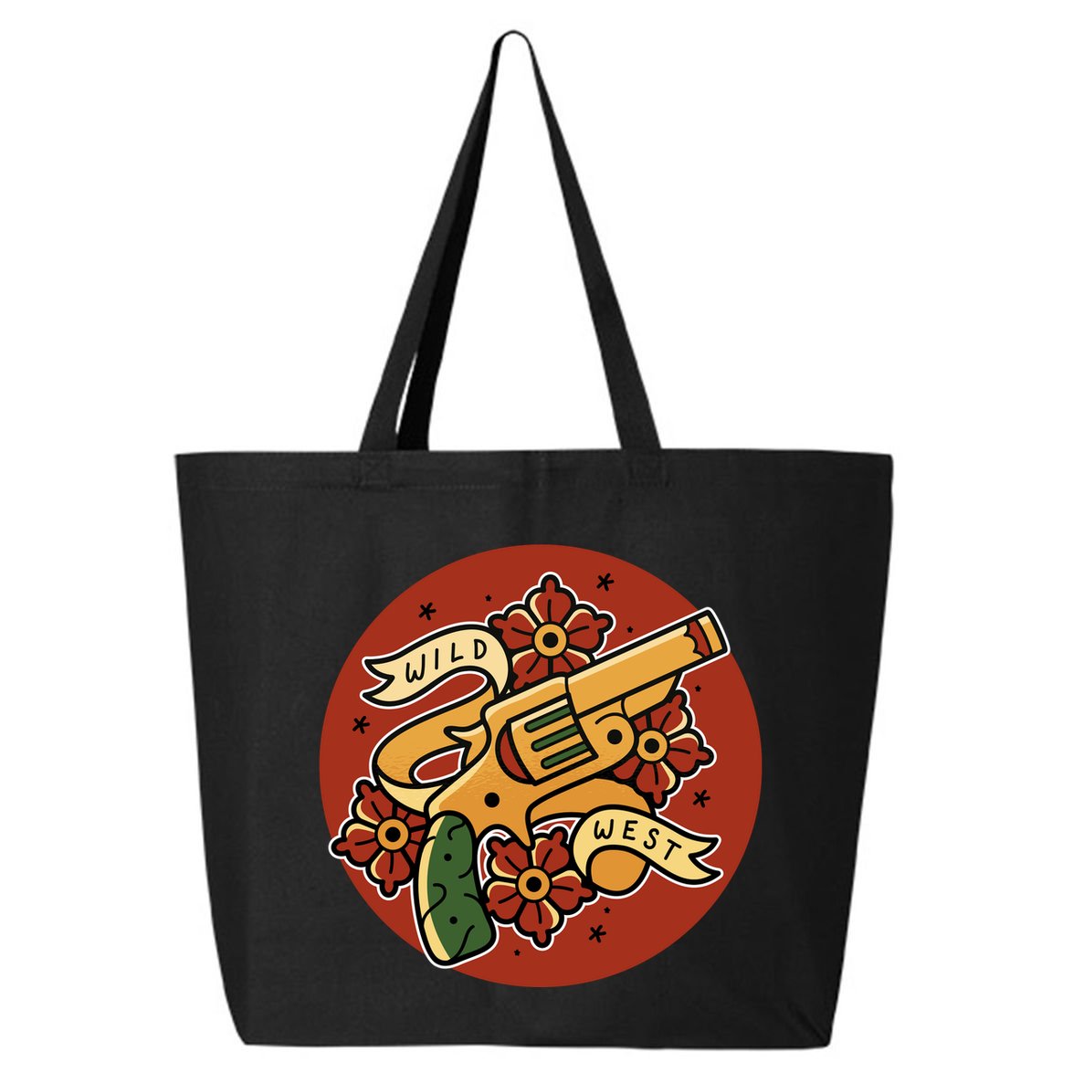 Wild West Floral Gun 25L Jumbo Tote
