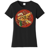 Wild West Floral Gun Women's T-Shirt