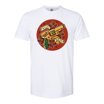 Wild West Floral Gun Softstyle CVC T-Shirt