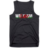 Wrexham Wales Flag Welsh Dragon Apparel Merchandise Tank Top