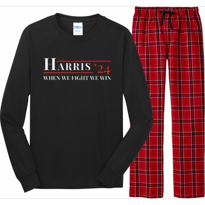 When We Fight We Win Harris 24 Long Sleeve Pajama Set