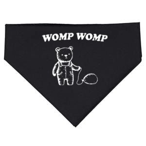 Womp Womp Funny Quote Cartoon Bear USA-Made Doggie Bandana