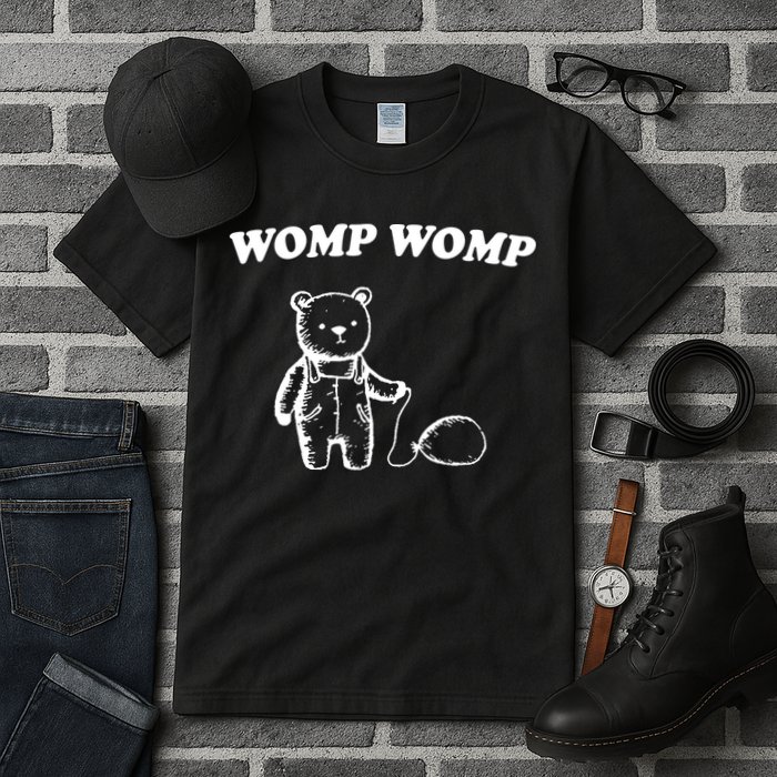 Womp Womp Funny Quote Cartoon Bear Tall T-Shirt