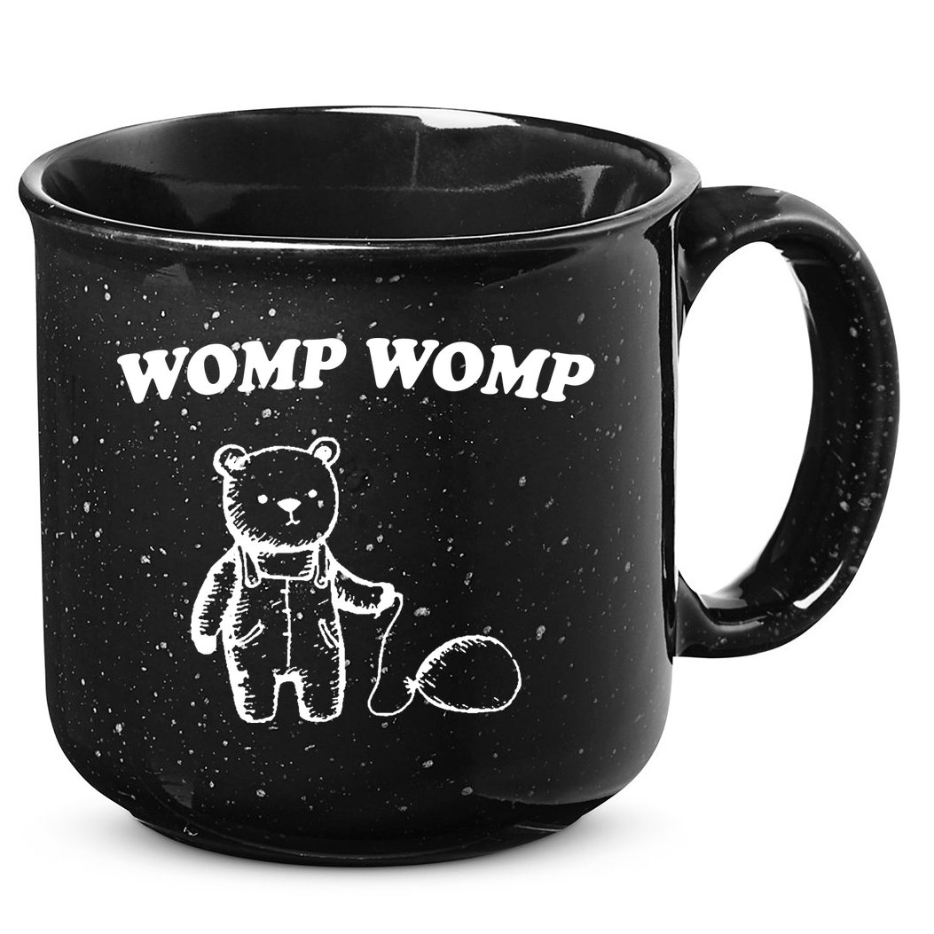 Womp Womp Funny Quote Cartoon Bear 15oz Campfire Ceramic Mug