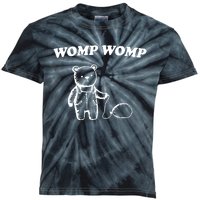 Womp Womp Funny Quote Cartoon Bear Kids Tie-Dye T-Shirt