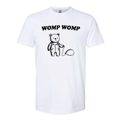 Womp Womp Funny Quote Cartoon Bear Softstyle CVC T-Shirt